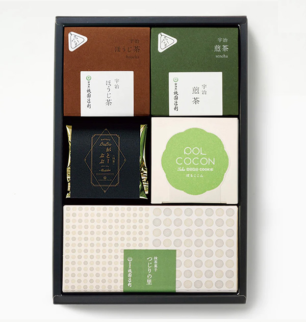 ティーバッグとお菓子のセット