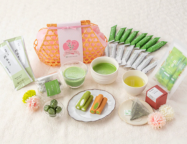 母の日竹かごセット